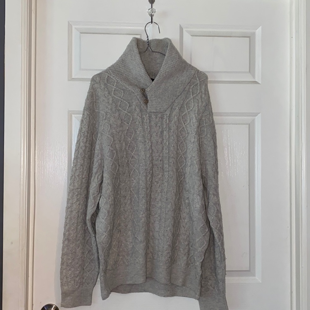 Men’s sweater chunky fisherman